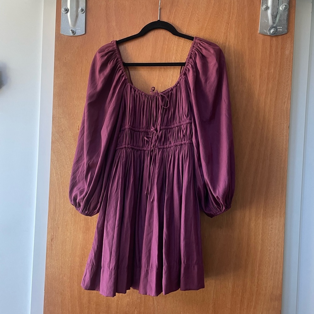 Anna Rae tiered mini dress